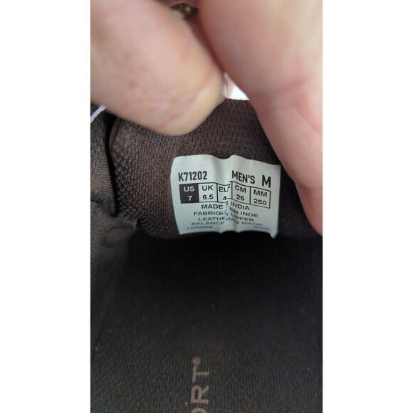 Mens Rockport brown leather loafer comfort work shoe lace up sz 7 - Picture 11 of 11